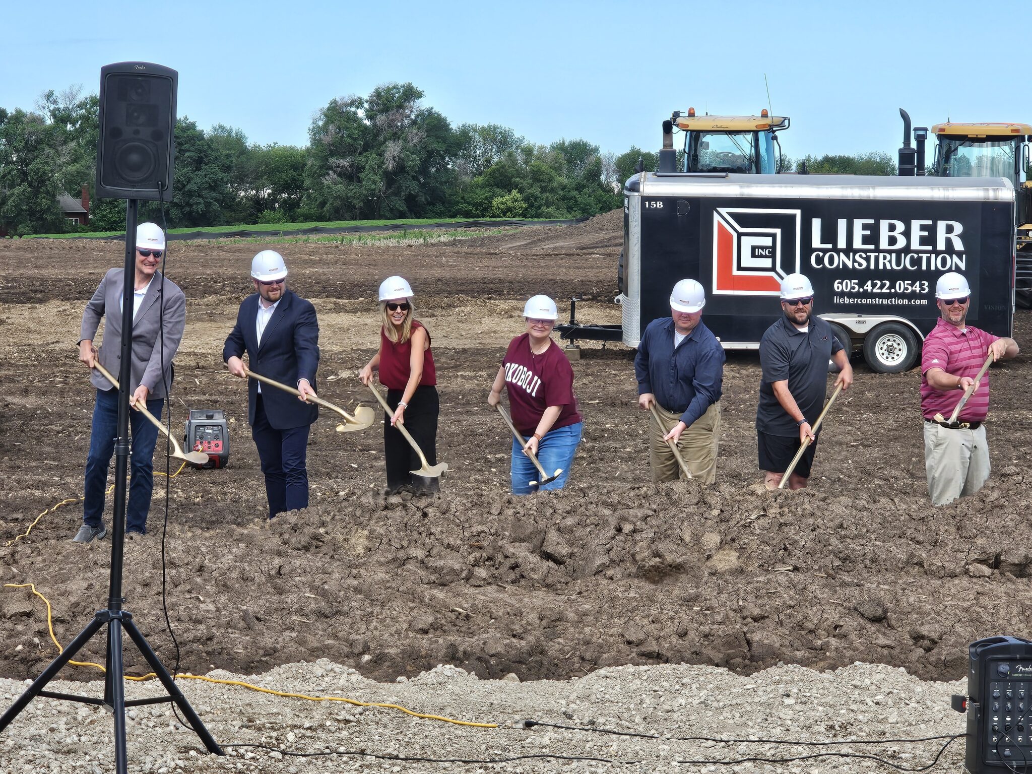 Okoboji Schools Hold Groundbreaking On New Elementary & 1st Phase Of
