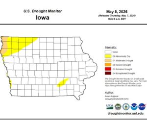 Latest U.S. Drought Monitor: Drought Conditions Persist In NW Iowa ...
